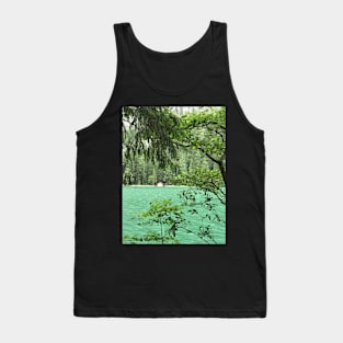 Cabin on the Lake and in the Forest Tank Top